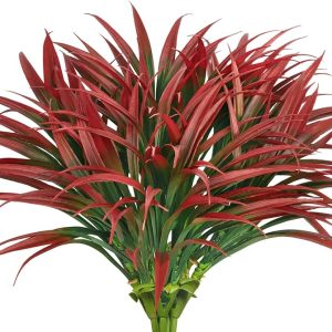 20 Pcs Fake Outdoor Plants Artificial Grass