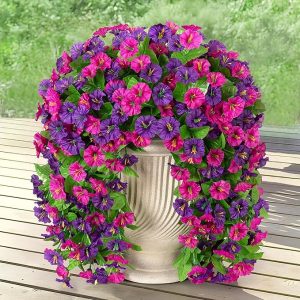 Artificial Fake Hanging Flowers Plants for Outdoor Decoration